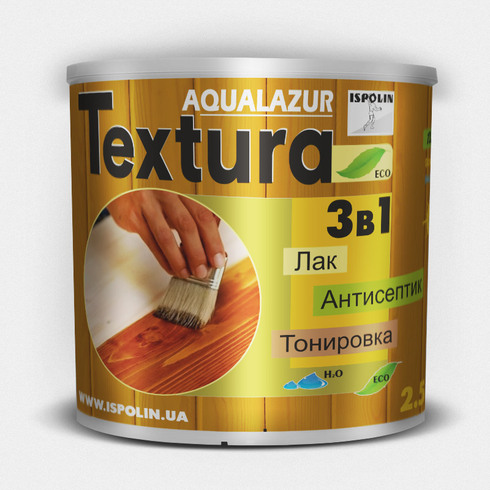 Лазурь для дерева «Аквалазурь Textura»