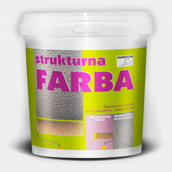 Краска структурная, акриловая «strukturna FARBA»